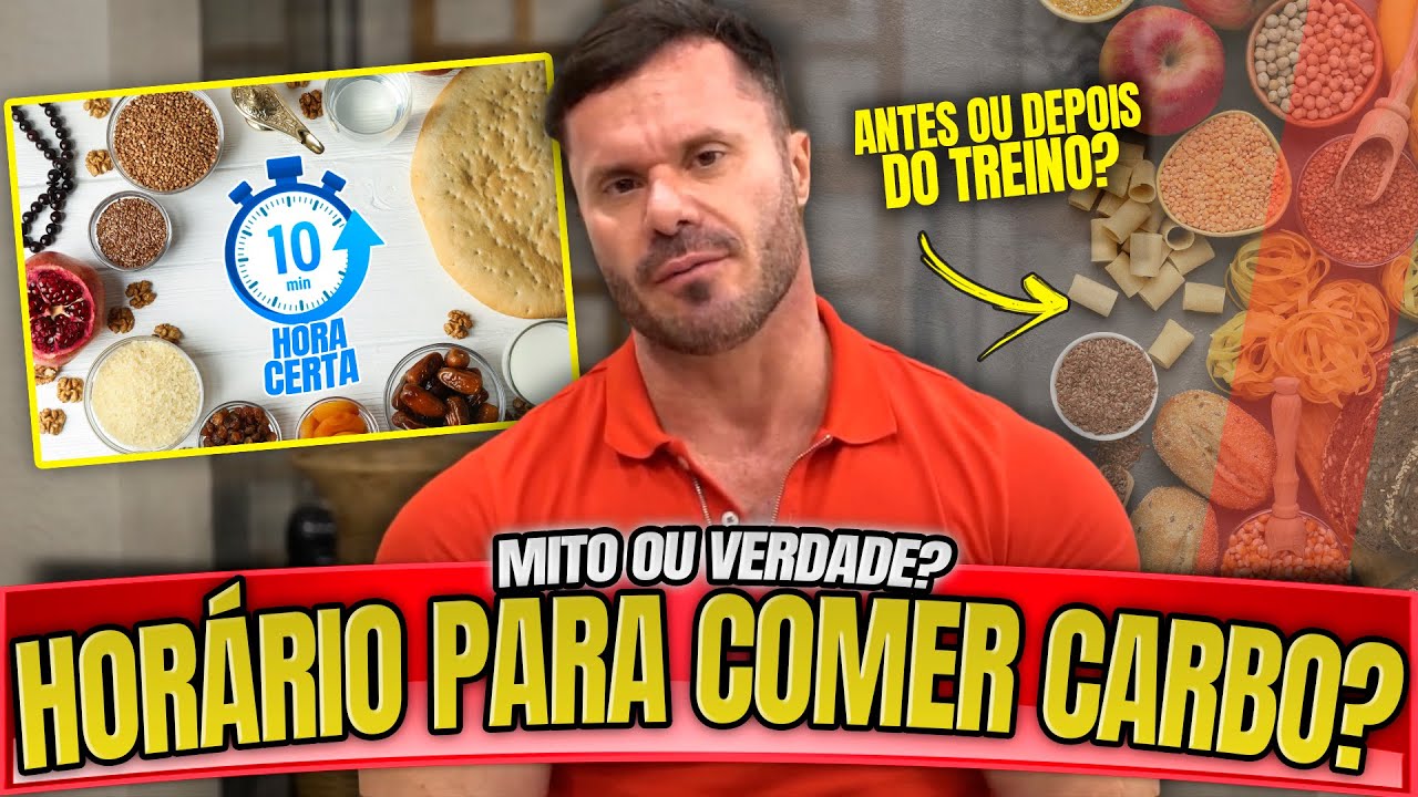 EXISTE O MELHOR HORÁRIO PARA COMER CARBOIDRATO? MITO OU VERDADE?- MASTER CLASS RENATO CARIANI