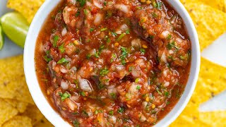 Quick and Easy Salsa Recipe - Homemade Salsa From Scratch