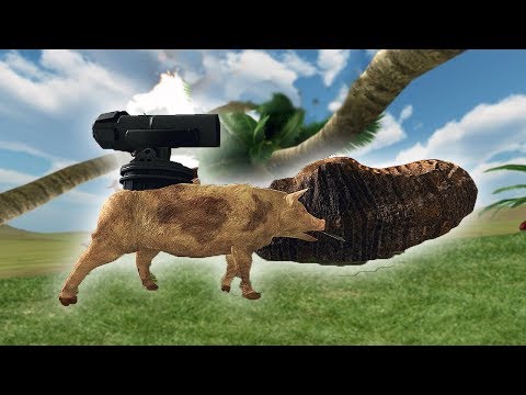 PIGS VS T-REX - Beast Battle Simulator