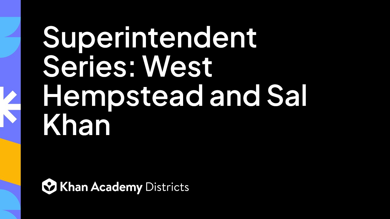 From ROI to "Return on Learning": A District's Khan Academy Story