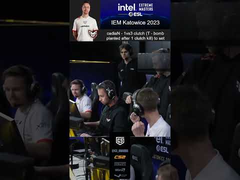 cadiaN - 1vs3 clutch (T - bomb planted after 1 clutc.. (Heroic vs Complexity) - IEM Katowice 2023