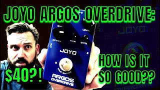 Video thumbnail for Joyo Argos: Cheap Drive Pedal that Sounds Way Too Good! by Baritone Goat Studio