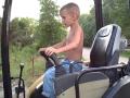 5 & 6 Year Old Operating Cat 303 Excavator and ...