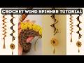 Easy Crochet Wind Spinner Tutorial  - Brunaticality crochet