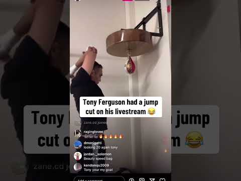 Only Tony Ferguson 😂 (via tonyfergusonxt/IG)