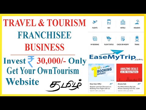 , title : '✈️🚂🚌Start Own Travel & Tourism Website | Tamil | EaseMyTrip Franchisee | Gaga India | Ganesh Gandhi'