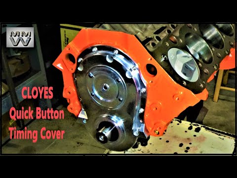 Cloyes Quick Button timing cover first time to install..#7 Chevy 454 Big Block Performance Build...
