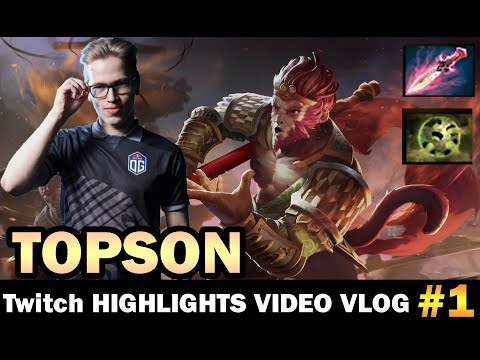 TOPSON [MONKEY KING] New Meta Witch Blade ( Twitch Highlights Video  Vlog #1)