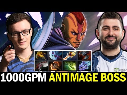 MIRACLE vs GH-GOD with 1K GPM Farming Machine ANTIMAGE Dota 2