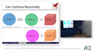 Ankur Parikh: Spectral Probabilistic Modeling and Applications to Natural Language Processing