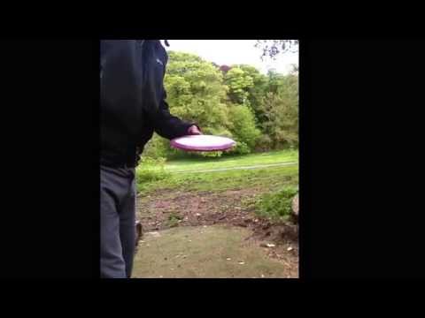 Testing the Innova Foxbat disc at Mount Edgcumbe.
