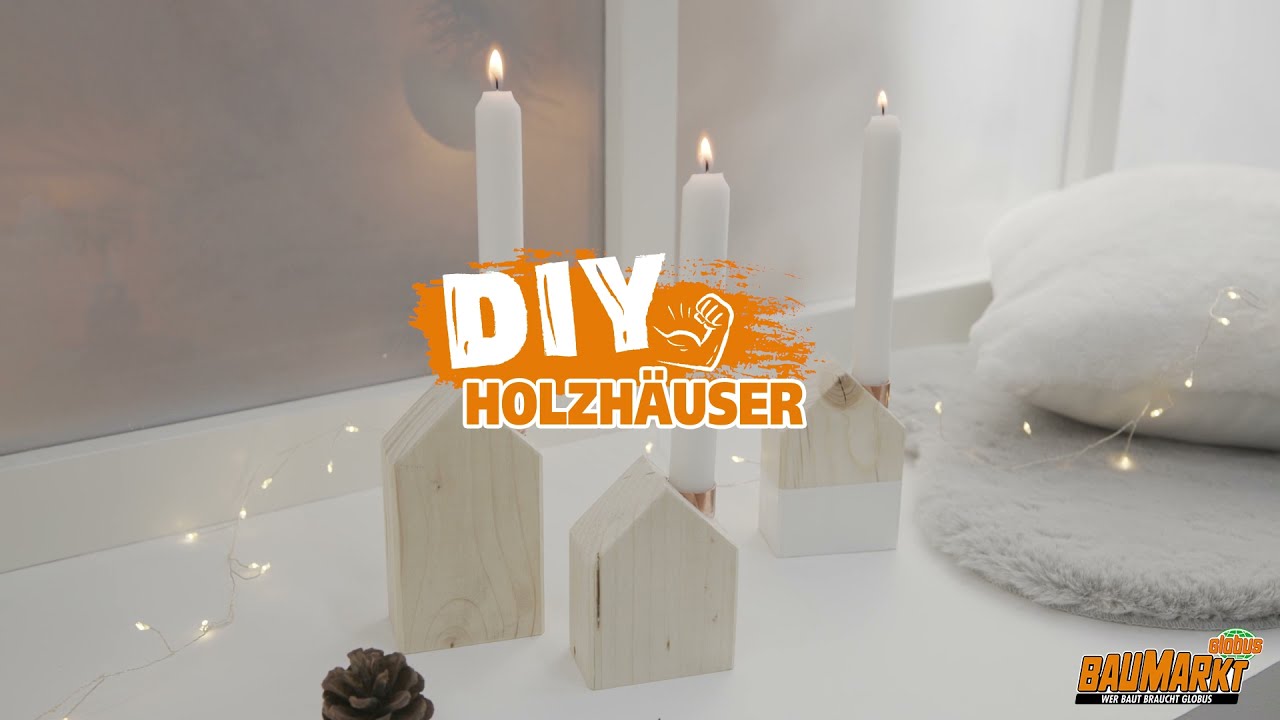 Deko Holzhäuser selber machen | GLOBUS BAUMARKT