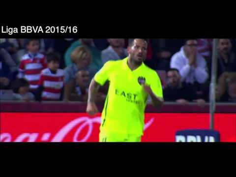 3 goles de Youssef El Arabi vs Levante, Granada 5 - 1 Levante, Goles y Resumen, Liga BBVA 2016.