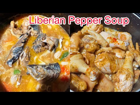 How to cook the best Liberian peppers soup