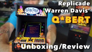 Replicade Warren Davis' Q*BERT Arcade Machine Replica (Unboxing+Review)
