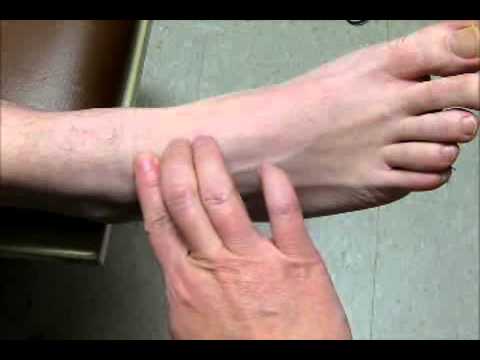 Sample Video - Palpate for Dorsalis Pedis Pulse