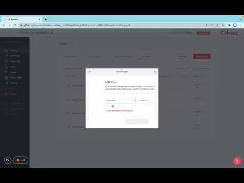 Load Funds - ACH Transfer