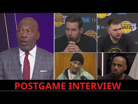 FULL Lakers POSTGAME INTERVIEWS & ANALYSIS vs Bulls: Worthy, Luka, LeBron, JJ Redick, Hayes, LaRavia