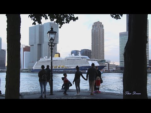 Port of Rotterdam, October 6, 2021: The arrival of Spirit of Adventure