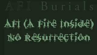 AFI - No Resurrection (Lyric Video)