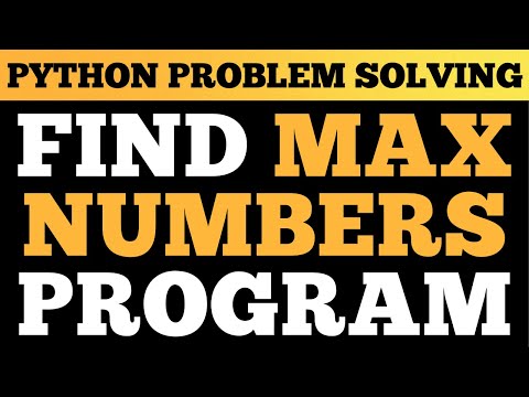 Python Tutorial Find Maximum Between Two Numbers Problem Solving In Python