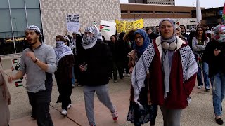 ‘Ceasefire is extremely important’: Pro-Palestine students hold peaceful protest at UB