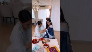 💞 #niasharma ties #rakhi to #krystledsouza on #rakshabandhan #shorts