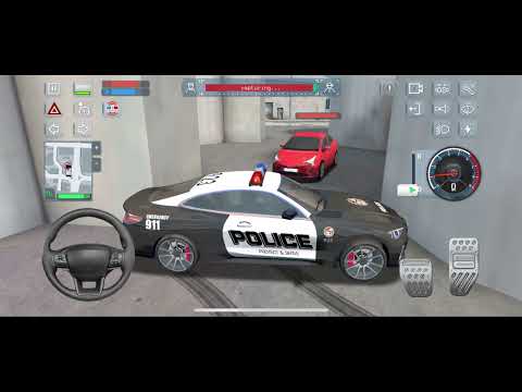 the policeman stopped by to wash his police BMW after the chase