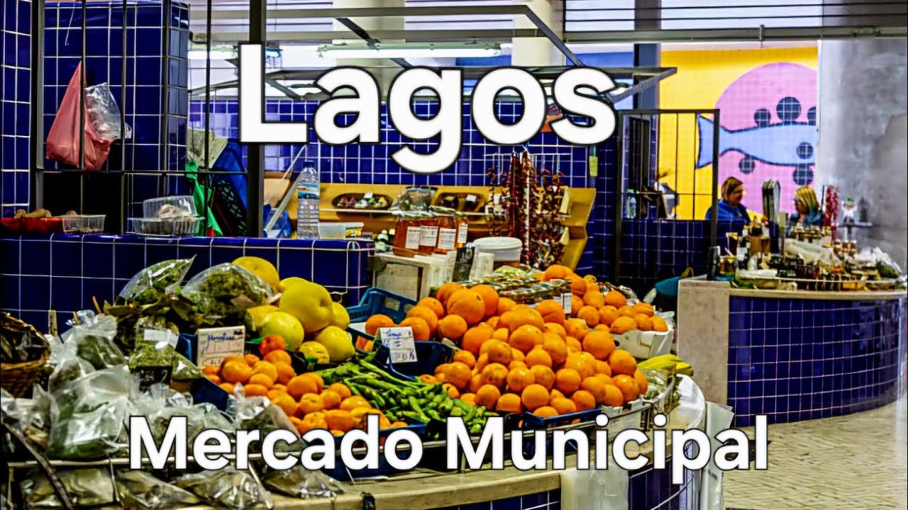 Take a stroll inside Mercado Municipal de Lagos.