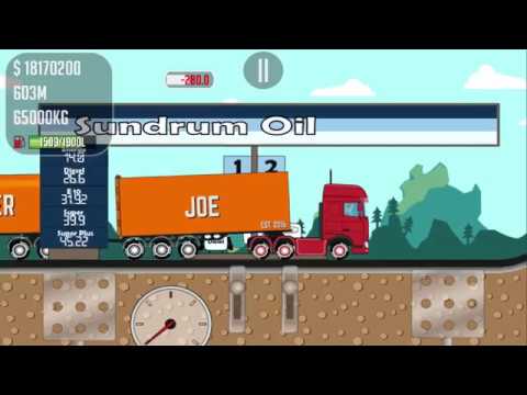 TRUCKER JOE PLAYING A TRUCK TRANSPORTING A BRICK TO A MILITARY BASE CONSTRUCTION SITE