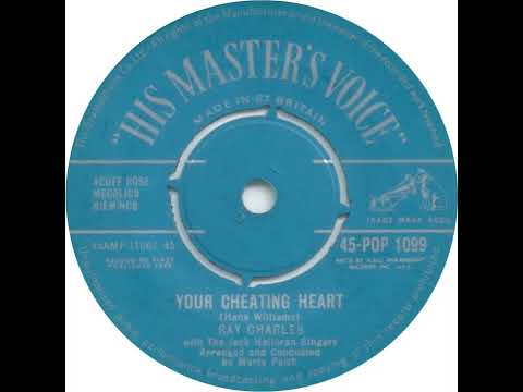UK New Entry 1962 (266) Ray Charles with The Jack Halloran Singers - Your Cheating Heart