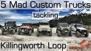 4 x Killer Jeep Wrangler and 1 x Landrover 109 4x4 at Killingworth | ALLOFROADAU #85