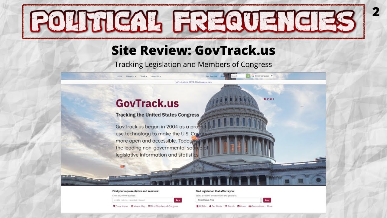 Site Review: GovTrack.us