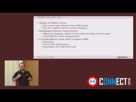 DNN Connect 2016 Making the Transition from WebForms to MVC