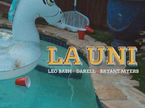 La Uni - Leo Bash , Darell & Bryant Myers ( Lyric Vídeo )