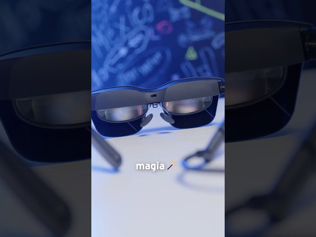 Vídeo relacionado con VEKELETE Gafas virtuales Inteligentes 3D AR 4K con Pantalla máxima de 200 Pulgadas y Lentes Inteligentes Micro-OLED FHD duales(Ar Standard)
