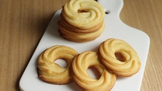 버터링 만들기(How to make butter cookies) recipe