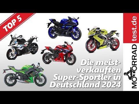 Die meistverkauften Super-Sportler 2024 | Die beliebtesten Sport-Motorräder in Deutschland in 2024