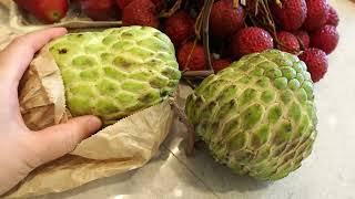 Vietnam Pho mixed anything🍉🍉Tropical fruits taste in Ho Chi Minh🍒🍒Custard Apple, Rose Apple, Lychee