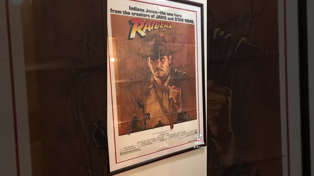 Indiana Jones Original Movie Premiere Poster!!! #shorts