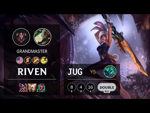 Riven Jungle vs Hecarim - NA Grandmaster Patch 11.15