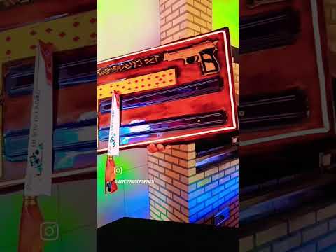 Expositor de Facas com Porta-Bebidas, Dosador e Abridor Magnético - video