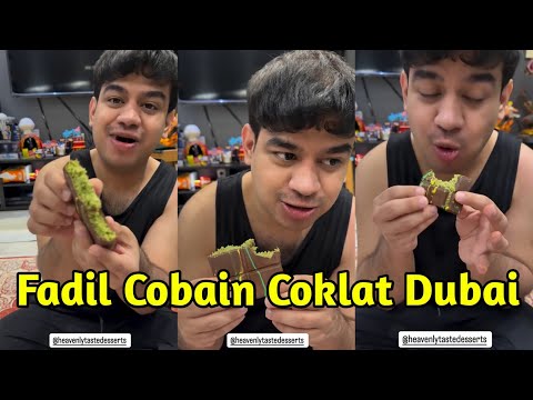 Reaksi Fadil Makan Coklat Dubai Versi Indonesia