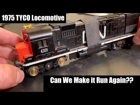 1975 TYCO CN Locomotive - Will it Run Again?