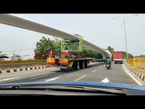 Wind Turbine Blade Transportation.