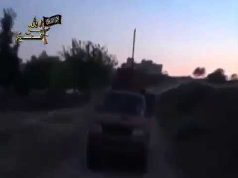 توجه مقاتلي جيش الإسلام للمشاركة في مجريات معركة السيطرة على رحبة خطاب في ريف حماة