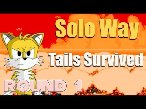 Sonic.Exe: The Spirits of Hell (Round 1) - Tails Solo Survivor - Walkthrough - Fan Game
