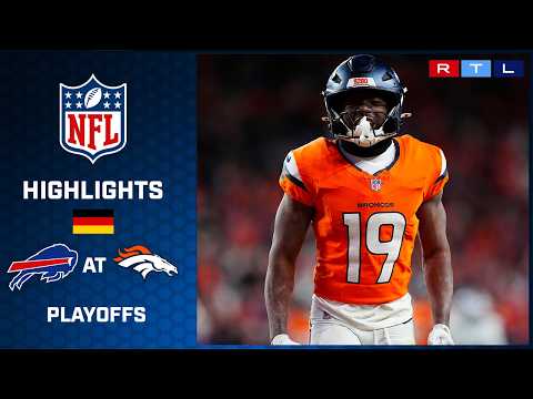 Buffalo Bills at Denver Broncos! 🇩🇪 NFL-Playoffs-Highlights | RTL Sport