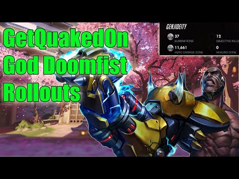 GetQuakedOn Doomfist Gameplay - Grand Master Overwatch Season 20