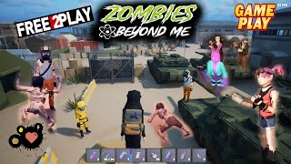 Zombies Beyond Me ★ Gameplay ★ PC Steam [ Free to Play ] Cooperative Survival game 2021 ★1080p60FPS